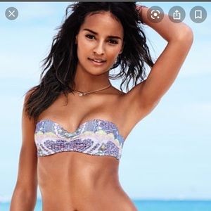 NWOT Victoria’s secret paisley flirt bandeau 34c